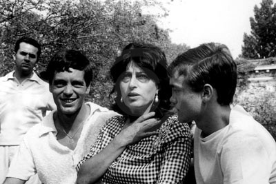 Franco Citti, Anna Magnani, Ettore Garofolo - 1962, Venezia