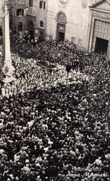 Anna Magnani funerale