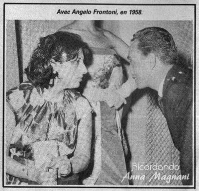 Anna Magnani e Angelo Frontoni