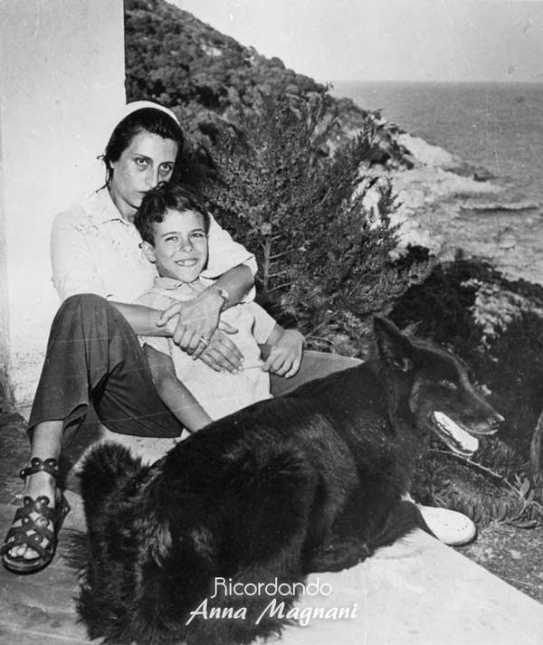 Anna Magnani e Figlio