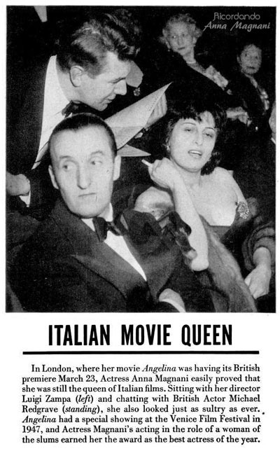 Anna Magnani Londra 1949