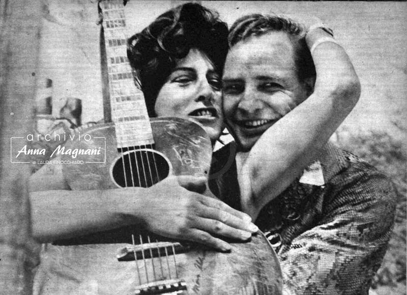 Anna Magnani e Marlon Brando