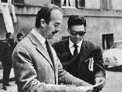 Alfredo Bini e Pier Paolo Pasolini