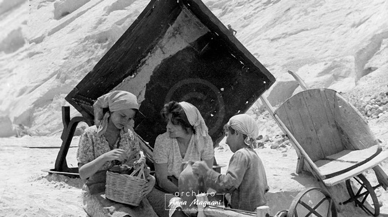 Anna Magnani a Cava Pomice