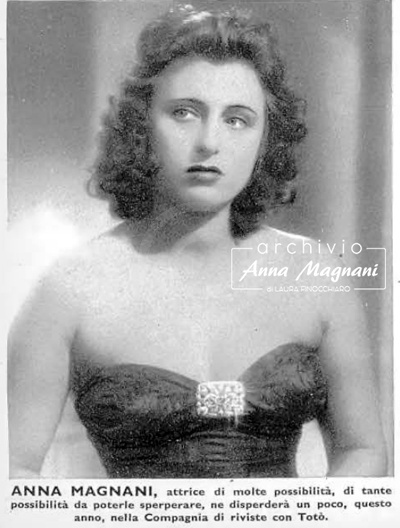 Anna Magnani giovane teatro